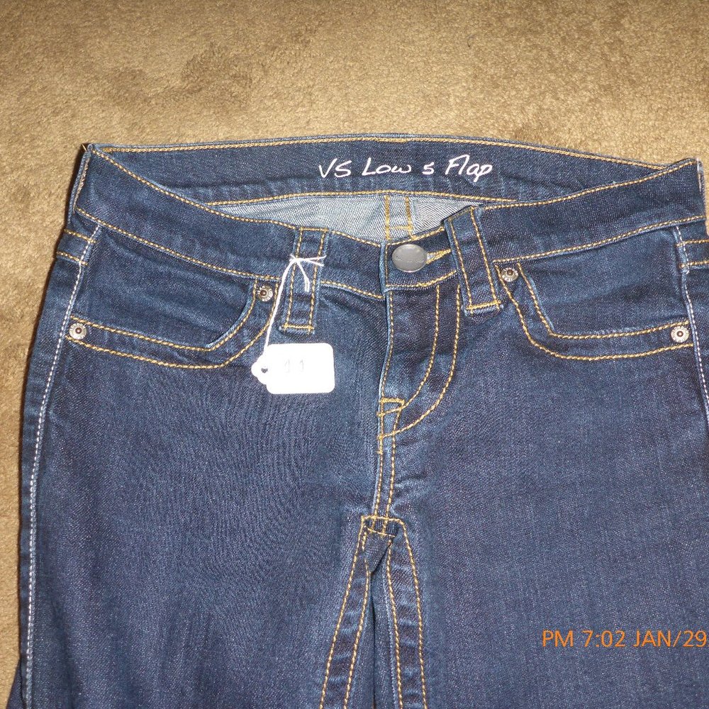 Women's VS 5 Low Flap Low Rise Flare Jeans